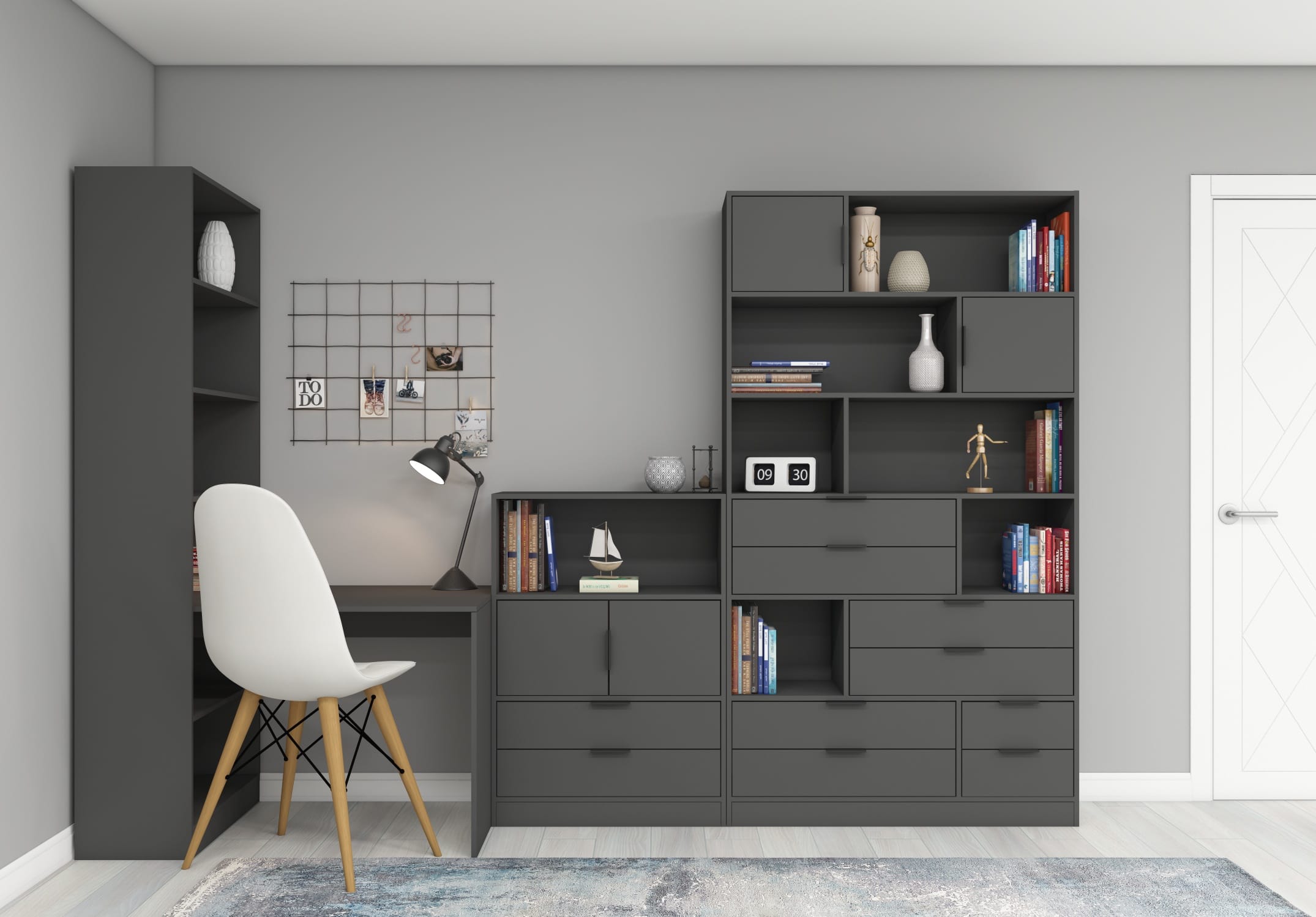 СМАРТ (графит /ручка АЛДИ СА-1,128 мм, цвет черный) - фото 2