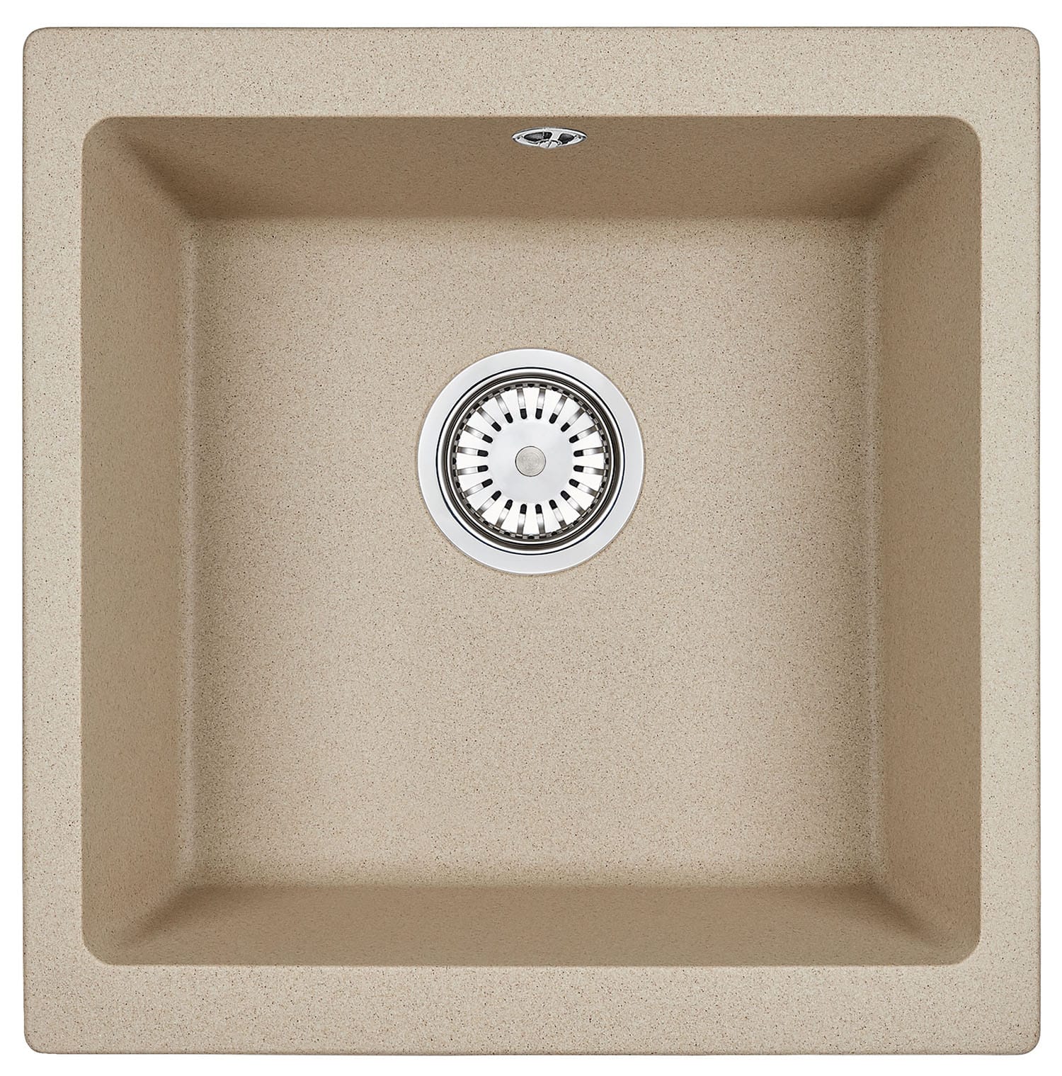EMAR ГРАНИТ EMП-4443 МОЙКА ВРЕЗНАЯ С ВЫРЕЗОМ ПОД СМЕСИТЕЛЬ (песок/сардоникс) - фото 1