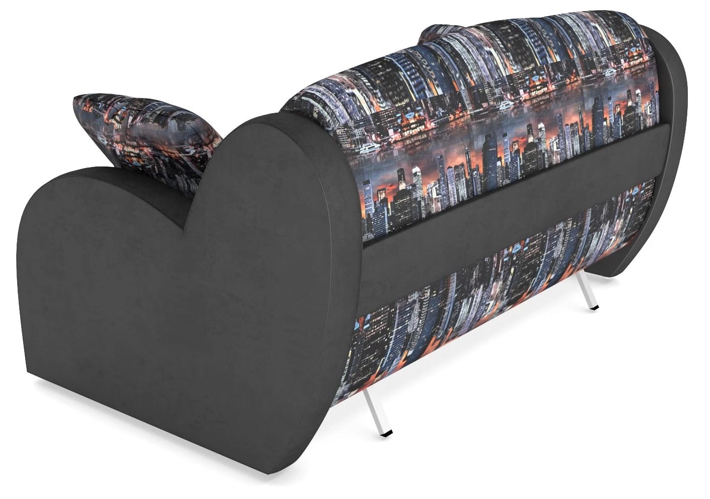 БАРОН (Monreal 01 Violet/кожзам black) - фото 3