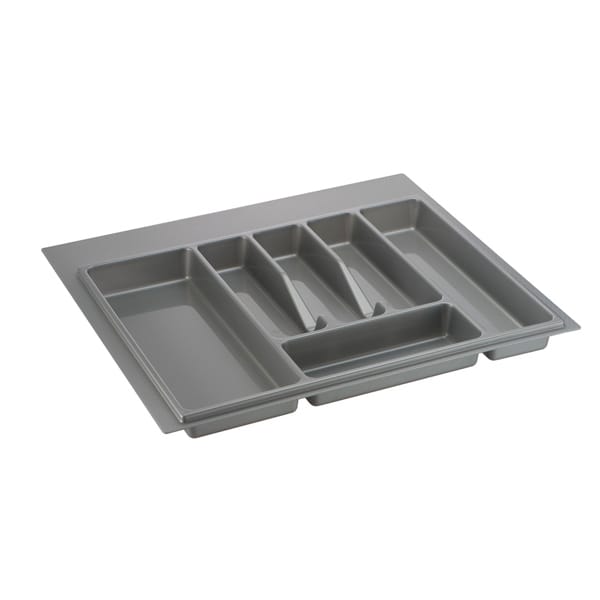 Лоток в ящик 600, (470-540)*(380-490) мм (ЕСО серый металл) - фото 1