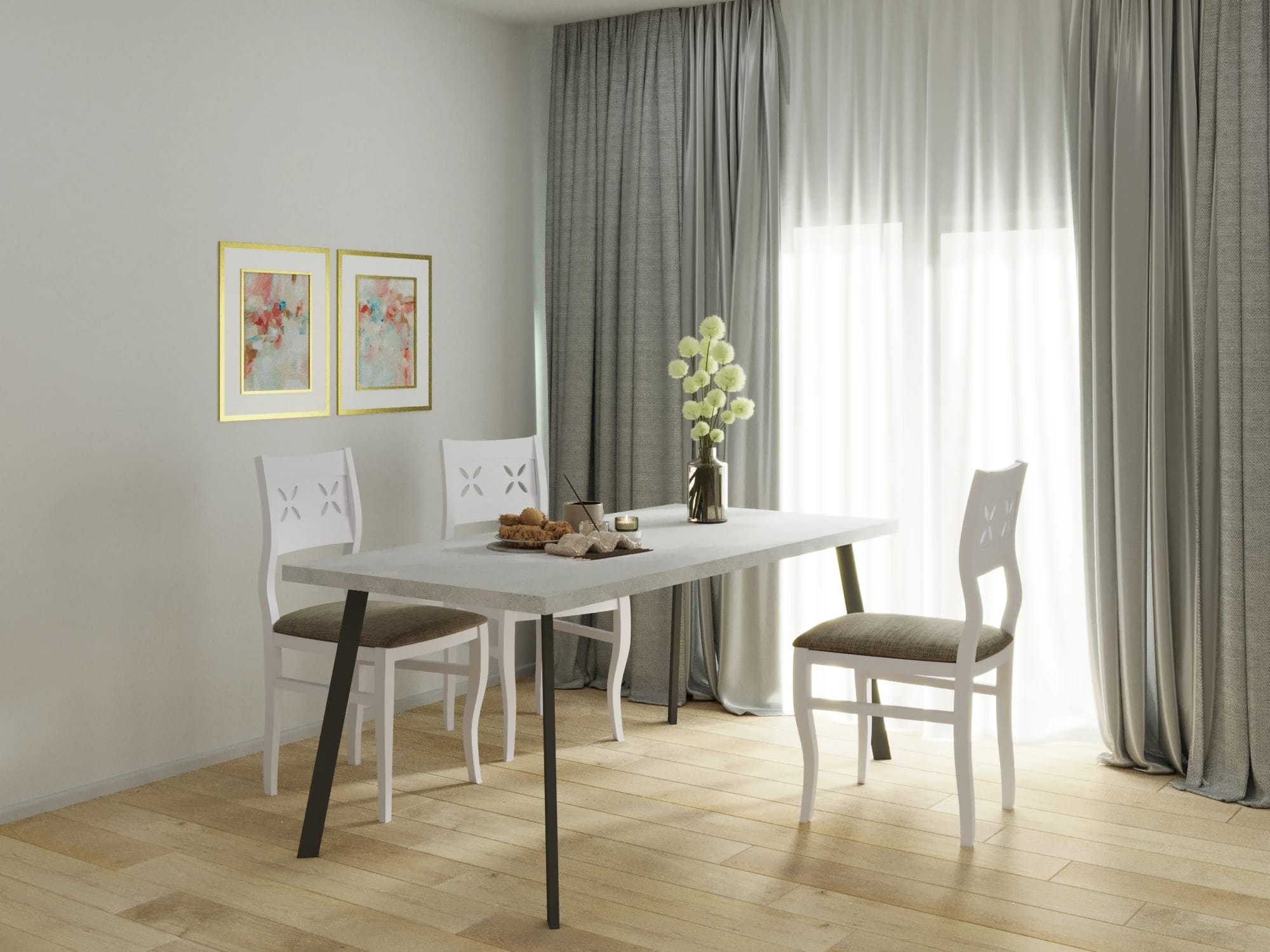 БЕРНАР (БОРГ)-140 (Серый сланец/Чёрный) - фото 4