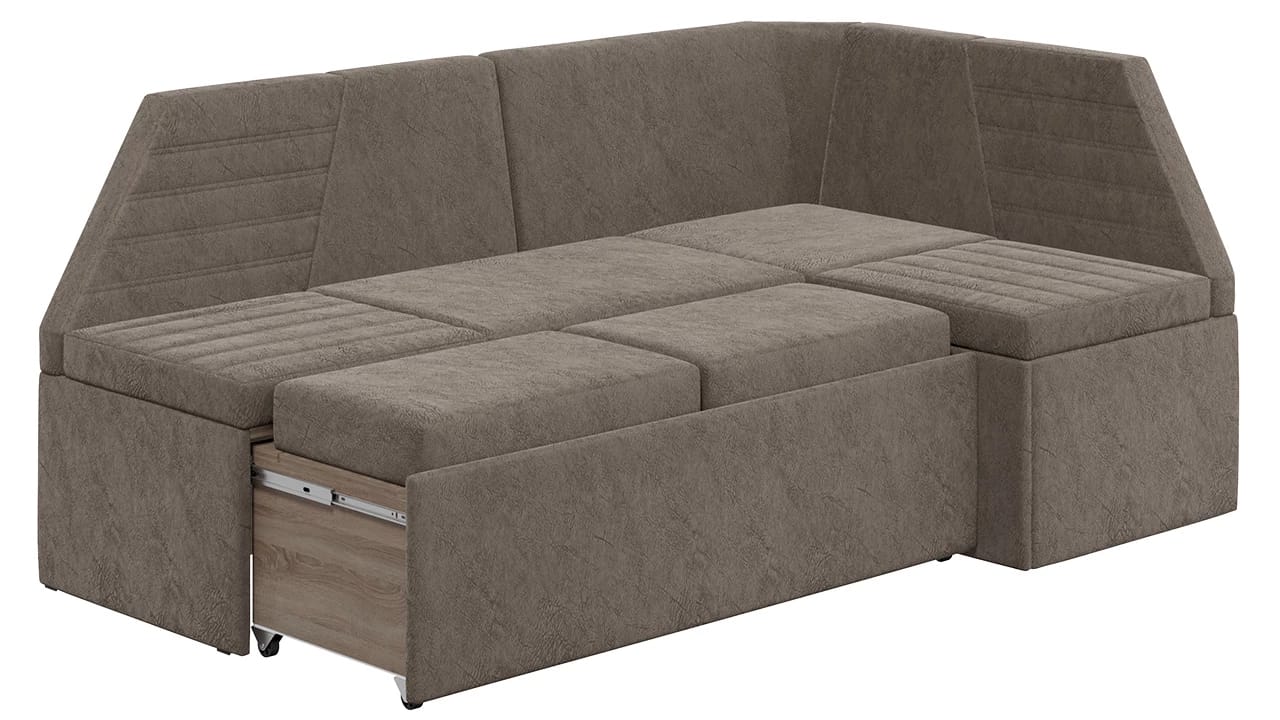 ЛОНДОН (Дуб сонома трюфель/Микровелюр Wellmart Latte) - фото 5