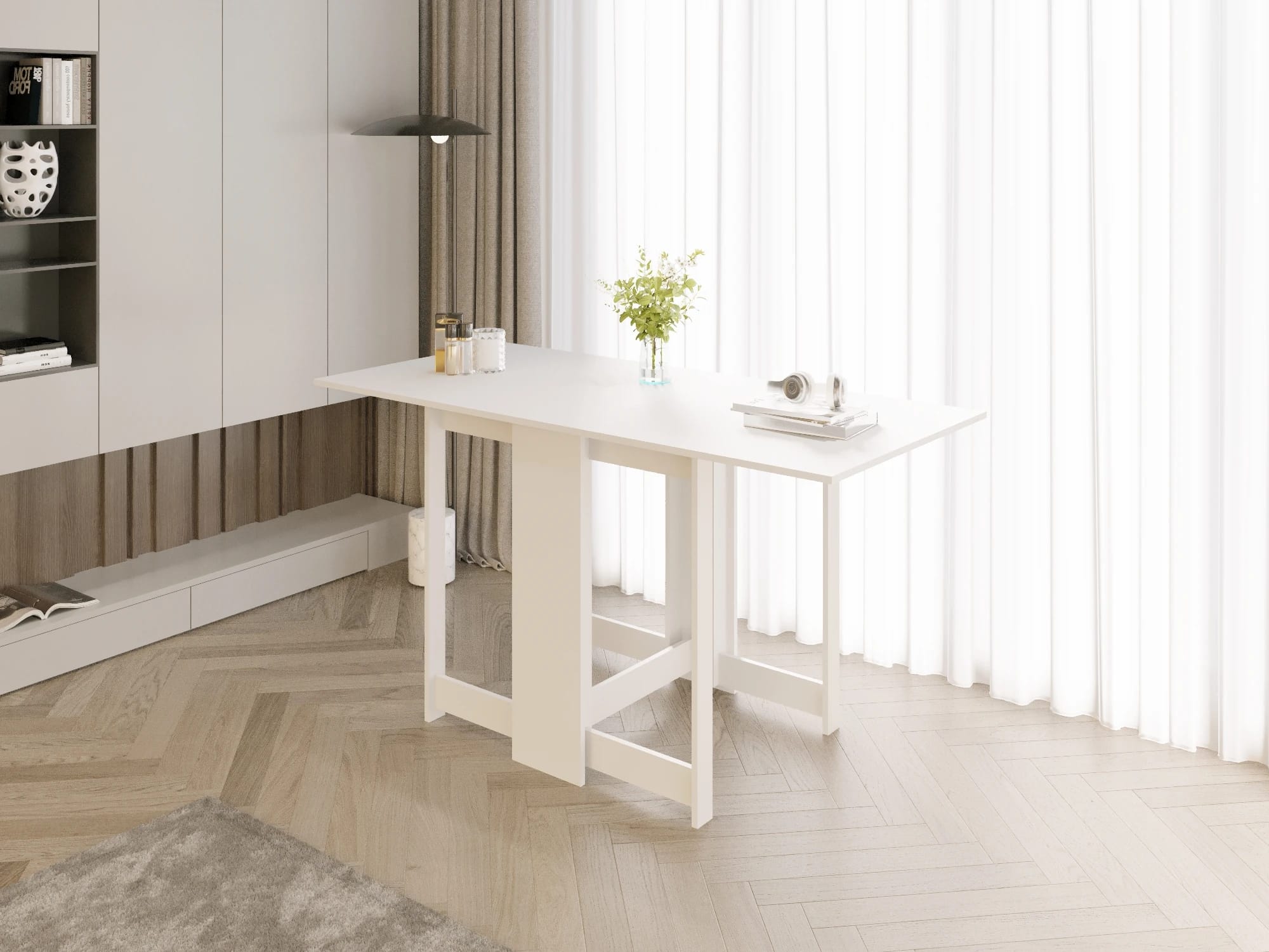 СТОЛ КНИГА (250/1610*750*850) (белый) - фото 6