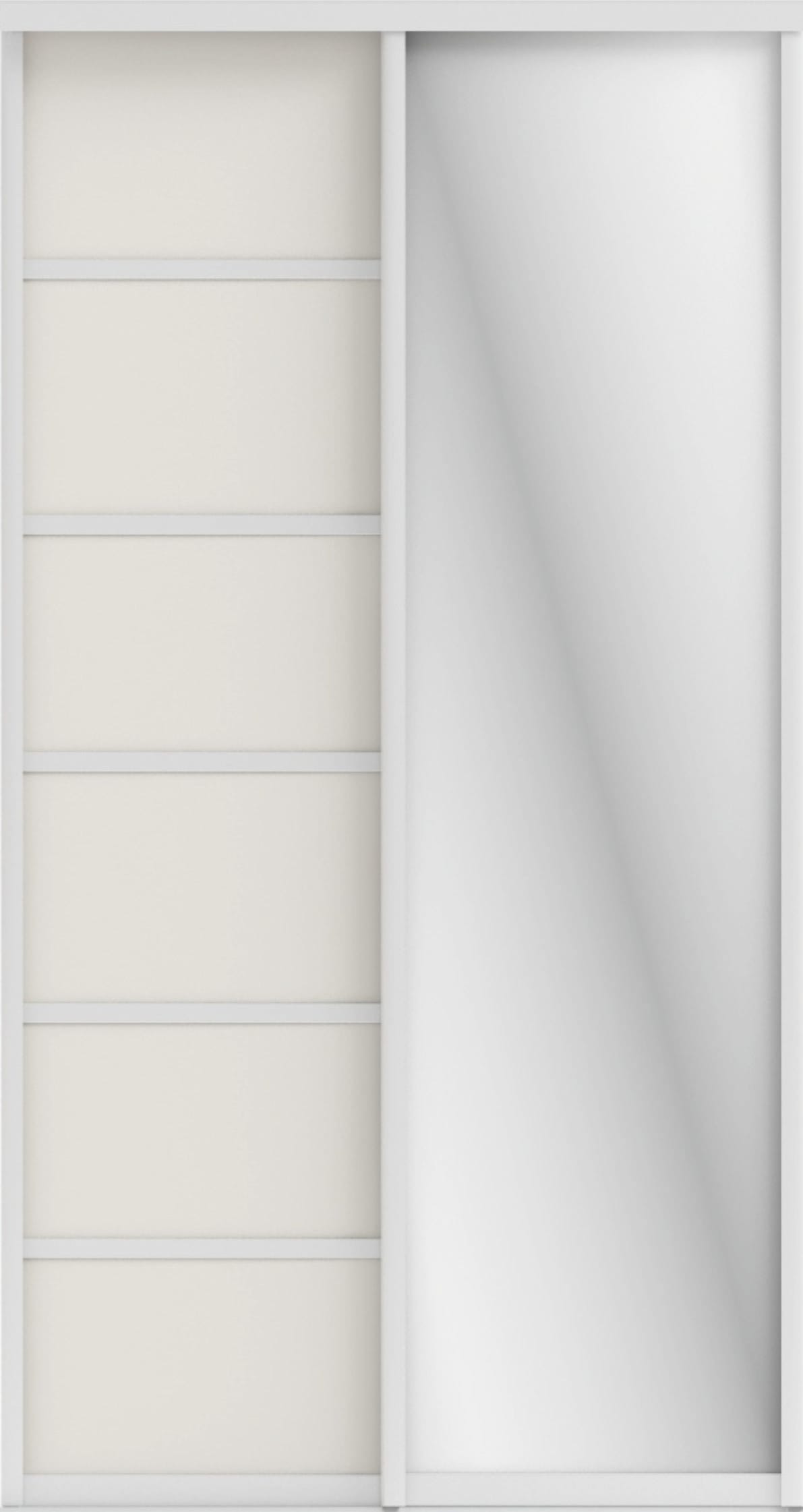 СТИВ (ЗЕРКАЛО/ЛДСП) (тэффи/профиль С хром) - фото 1