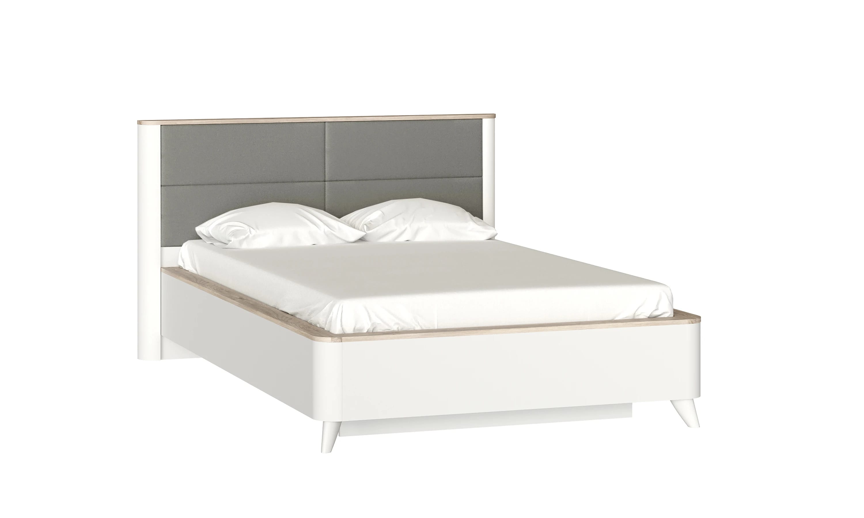 СТЕФАНИЯ (Дуб Маувелла/Белый, ткань HAPPY 900 (серый)) - фото 2