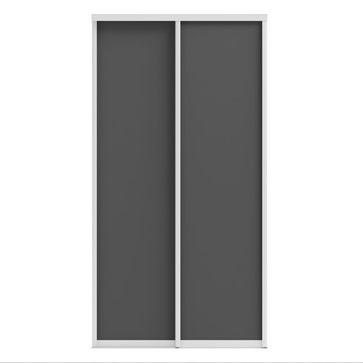 ОРИОН (ЛДСП) (графит/профиль С хром) - фото 1