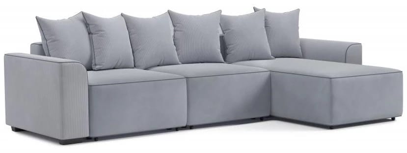 МОНРЕАЛЬ-4 (Вертикаль темно-серый 968 / Альба тёмно-серый / Мора серый) - фото 1