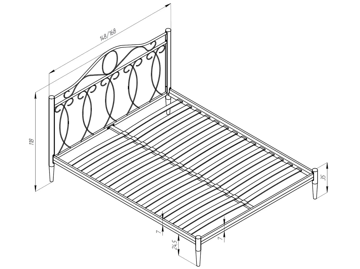 ЭЛЕГИЯ (черный (RAL 9005)) - фото 7