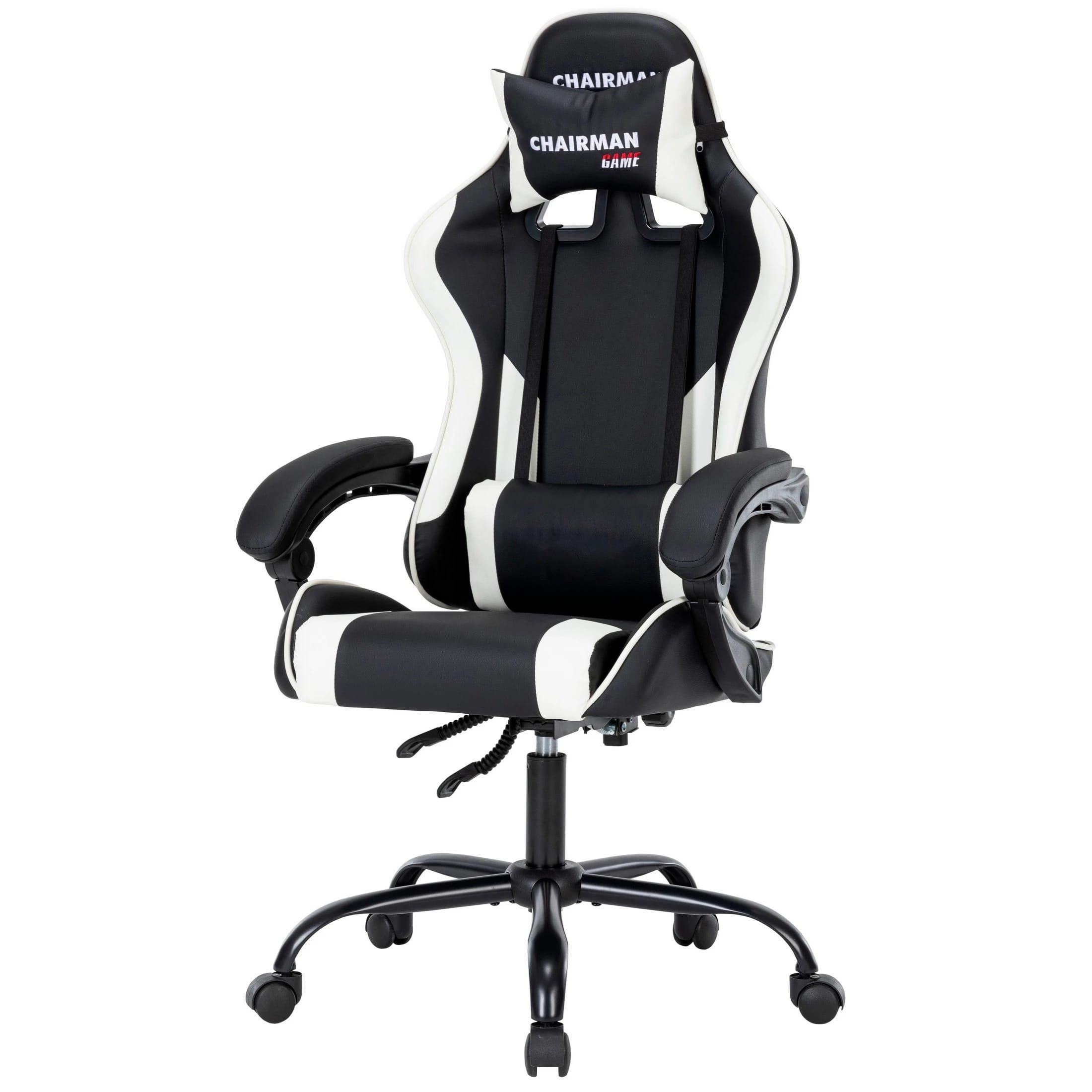 CHAIRMAN CH 41 (экокожа, черно-белый) - фото 4
