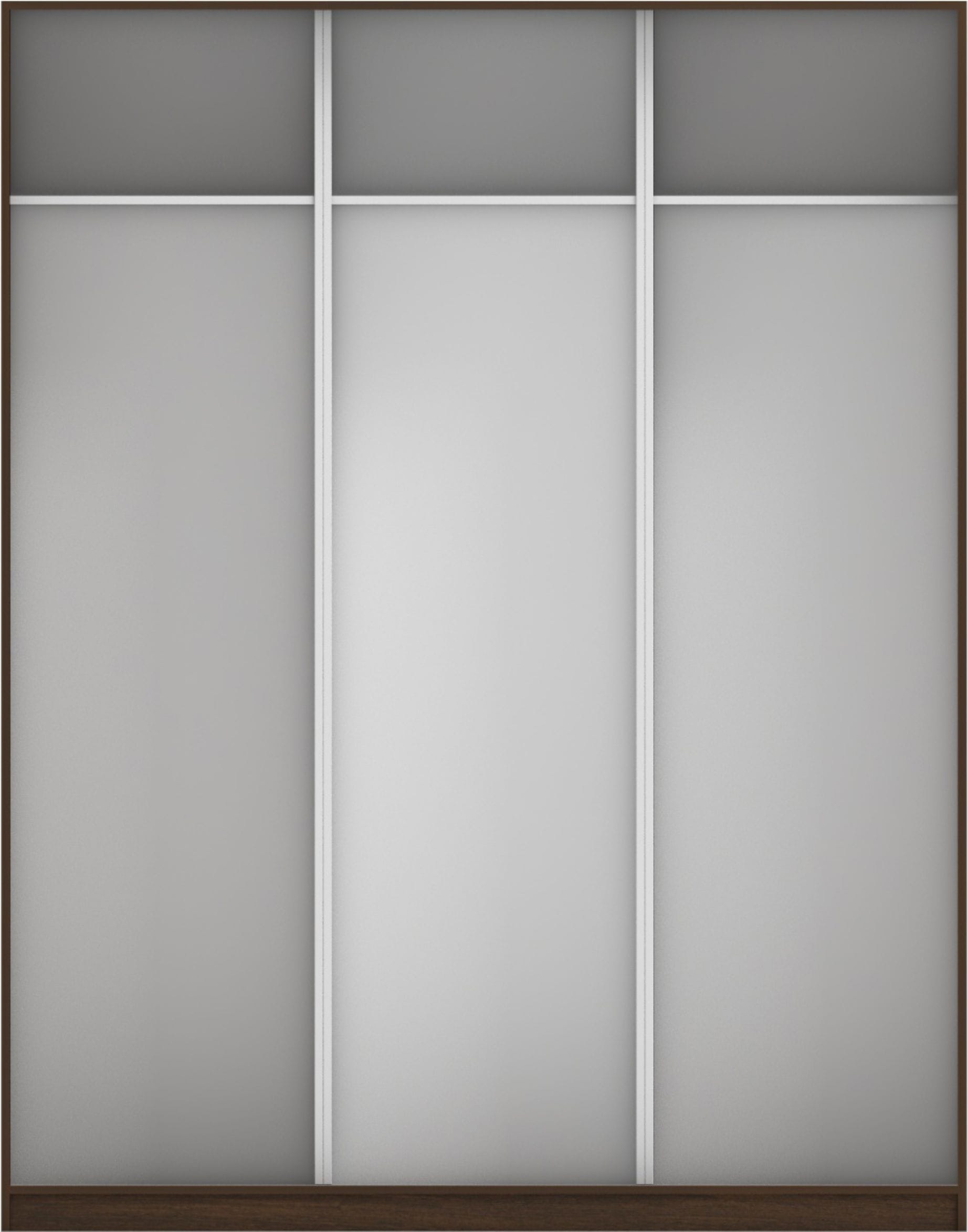 КОРПУС ШКАФА 1800*600*2300 ММ С АНТРЕСОЛЬНЫМИ ПОЛКАМИ (Корпус: ВЕНГЕ ТЕМНЫЙ, Наполнение: БЕЛЫЙ шагрень) - фото 3