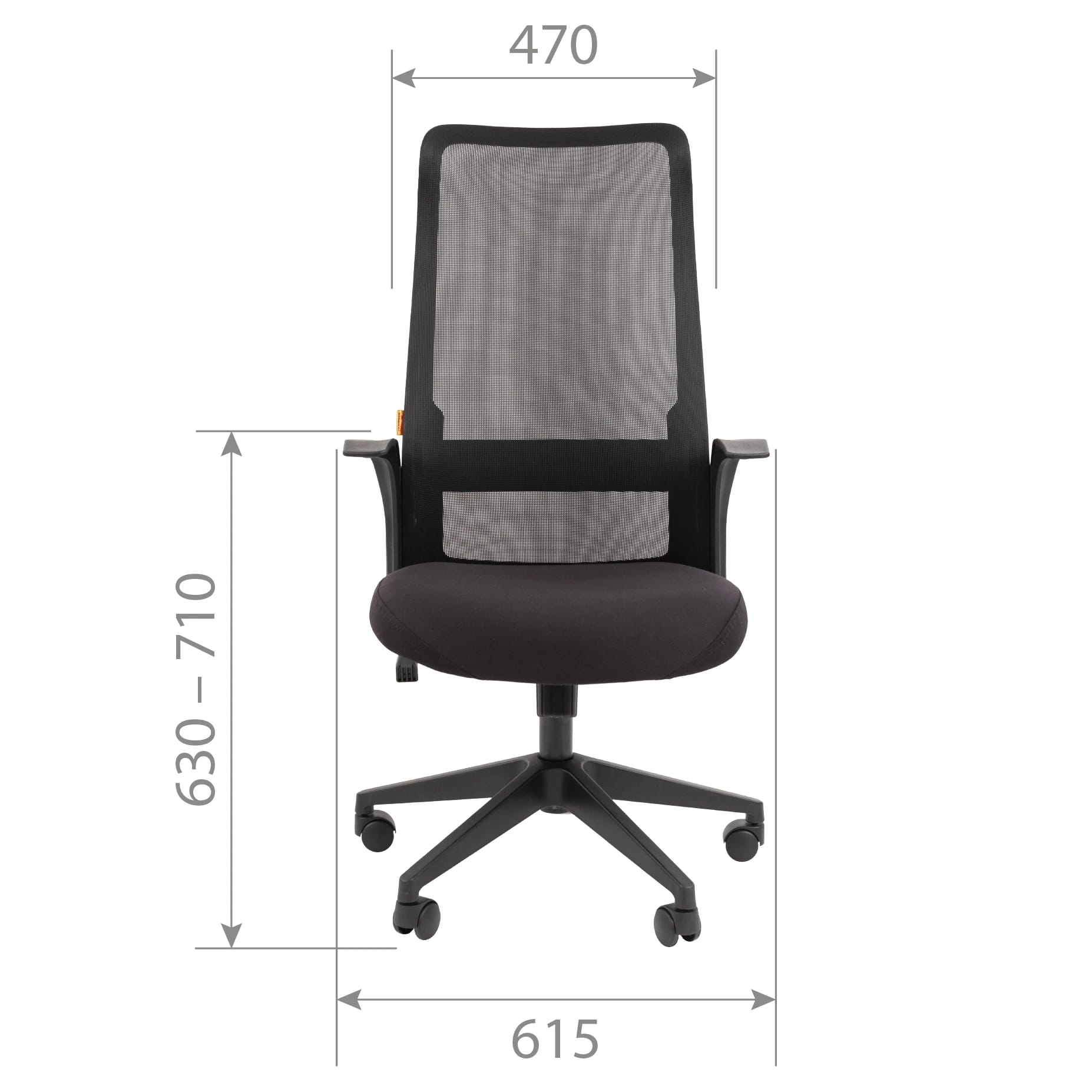 CHAIRMAN 573 (черный/серый) - фото 5