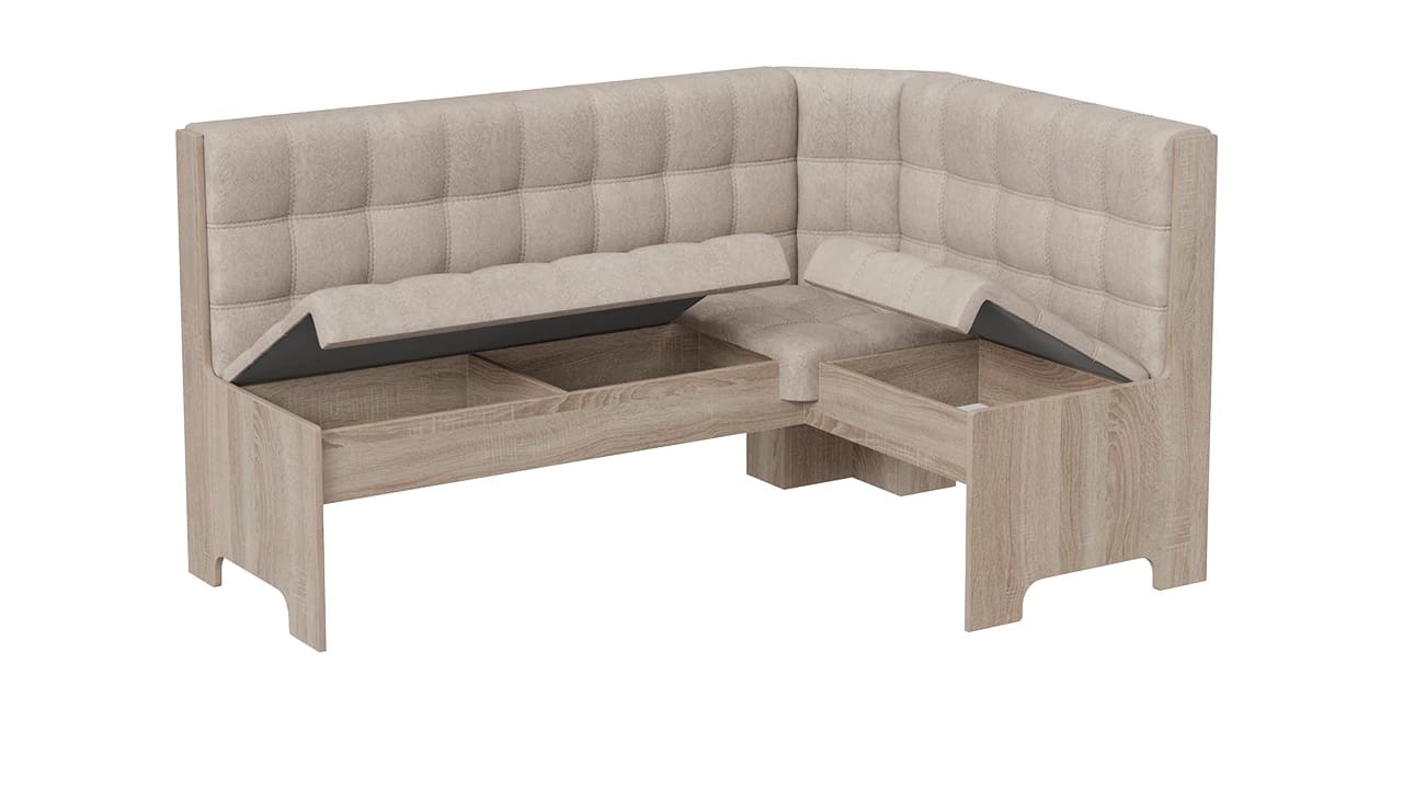 ФЛОРИДА (дуб крафт золотой/микровелюр Wellmart Latte) - фото 3