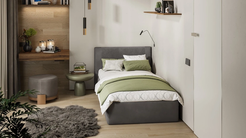 Фото ТЕЙЛОР (Микровелюр Linea Grande 66/Connect 66 (Серо-коричневый)) - вид 3