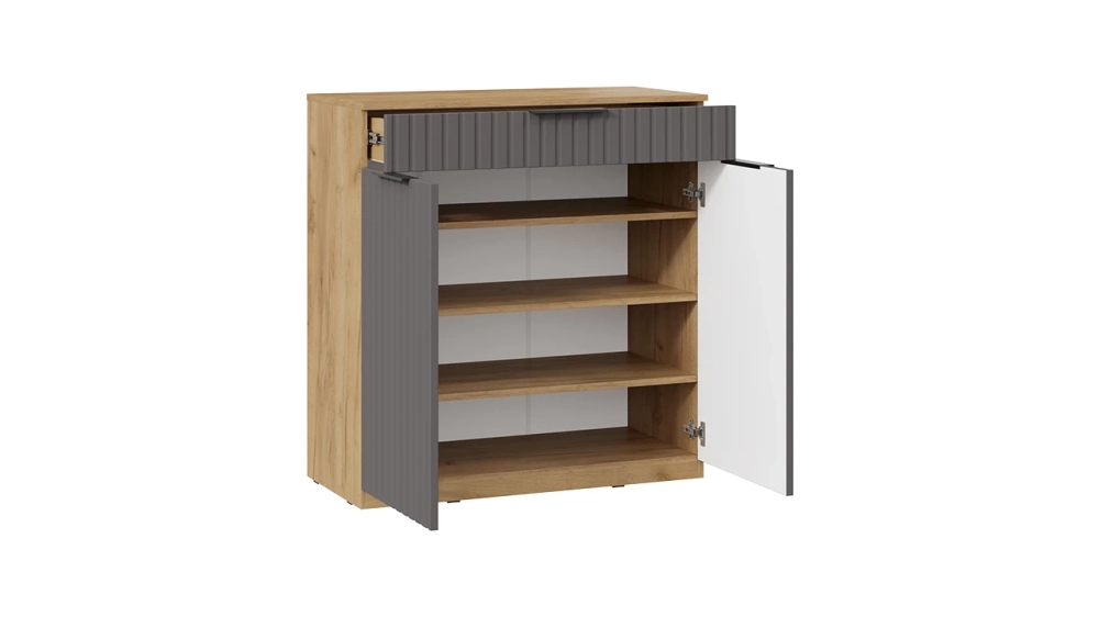 Фото ХИЛТОН (Дуб Крафт золотой/Графит матовый) - вид 3