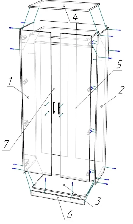 Фото АРТУР-3 (белый шагрень) - вид 3