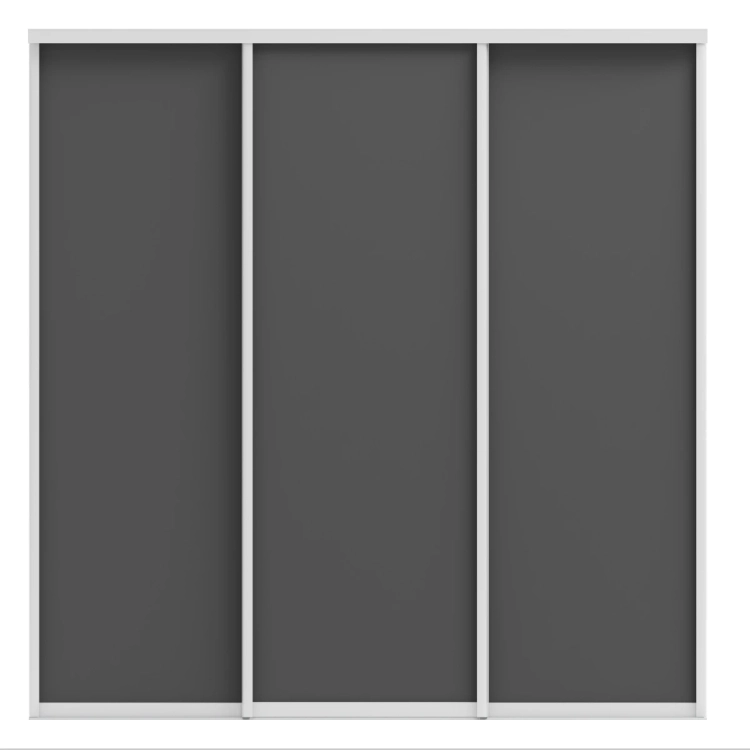 Фото ОРИОН (ЛДСП) (графит/профиль С хром) - вид 3