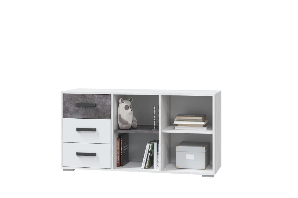 Фото ОЛИВЕР (ясень анкор белый/камень темный с фотопечатью) - вид 2