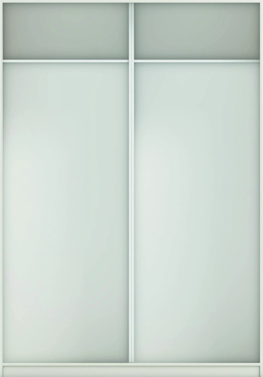 Фото КОРПУС ШКАФА 1600*600*2300 ММ С АНТРЕСОЛЬНЫМИ ПОЛКАМИ (Корпус: ТЭФФИ, Наполнение: БЕЛЫЙ шагрень) - вид 3