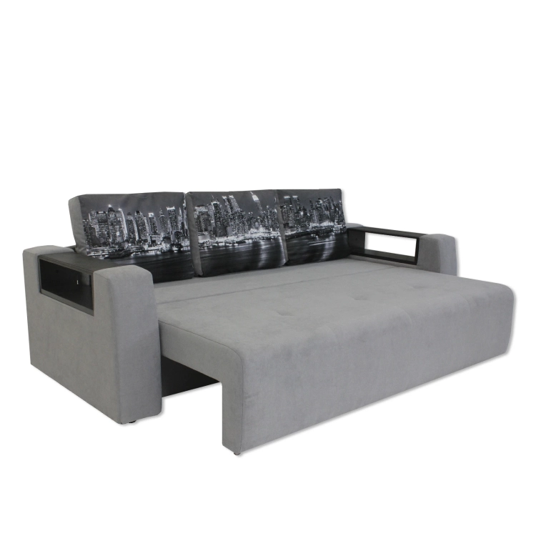 Фото БЛЮЗ-1 (Хаки 05 серый, Купон Ночной город ч/б 0070.02) - вид 7