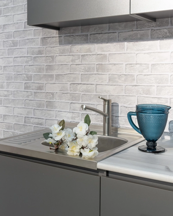 Фото АЙДЕН (серый графит/серый графит/ столешница сосна бискайская) - вид 9