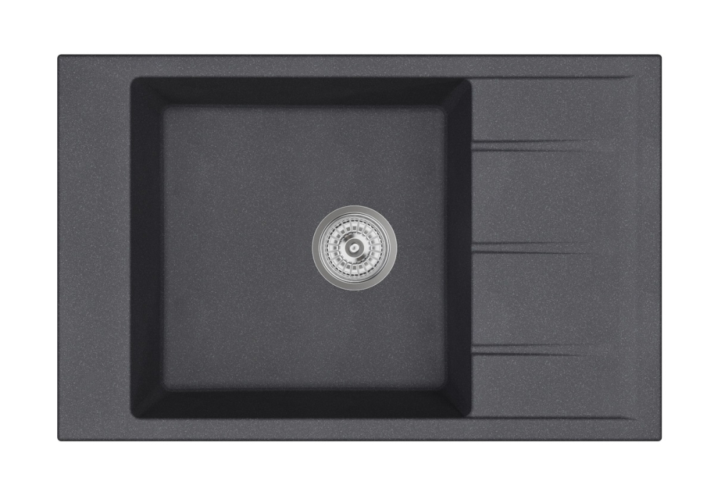 Фото EMAR ГРАНИТ EMQ-1780.Q МОЙКА ВРЕЗНАЯ 780*500 (морион) - вид 1