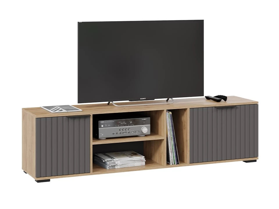 Фото ХИЛТОН (Дуб крафт золотой/Графит матовый) - вид 2