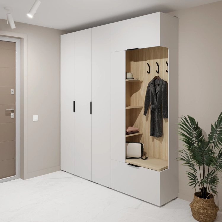 Фото OSLO (белый шагрень/ ручка СА-1, цвет - черный) - вид 3