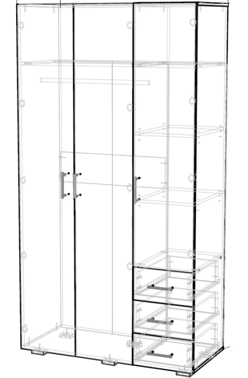 Фото БЕРГ (белый шагрень) - вид 4