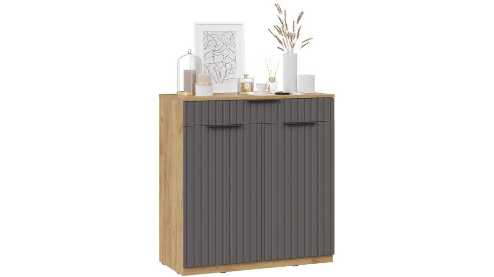 Фото ХИЛТОН (Дуб Крафт золотой/Графит матовый) - вид 5