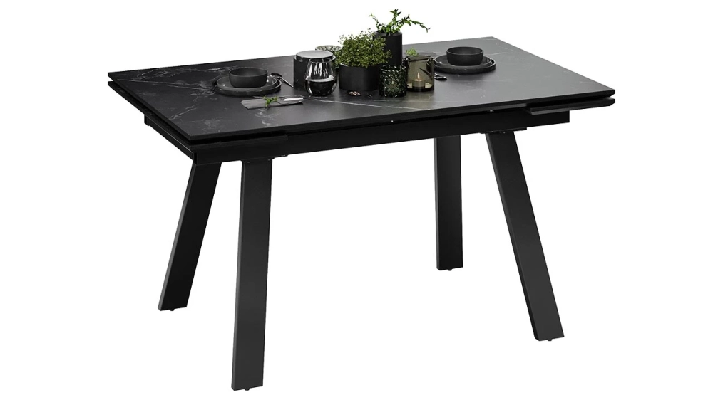 Фото ДЭКСТОН (Черный муар/Керамика матовая черный мрамор) - вид 2