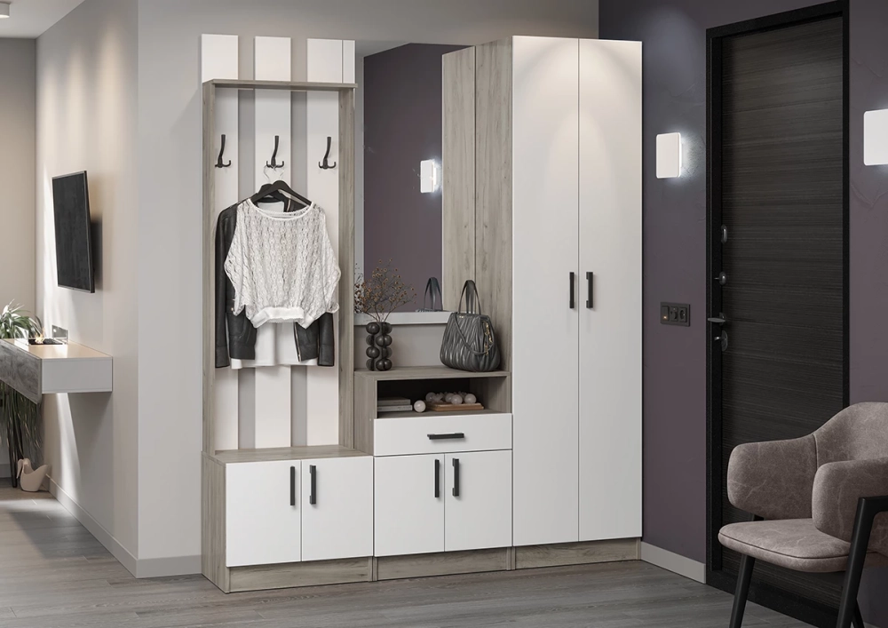 Фото ВЕГА (дуб крафт серый/белый) - вид 4