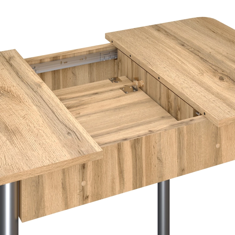 Фото МОДЕРН-2 (МЕТАЛЛ Алюминий Хром/ЛДСП Дуб Вотан (0000/0157))) - вид 3