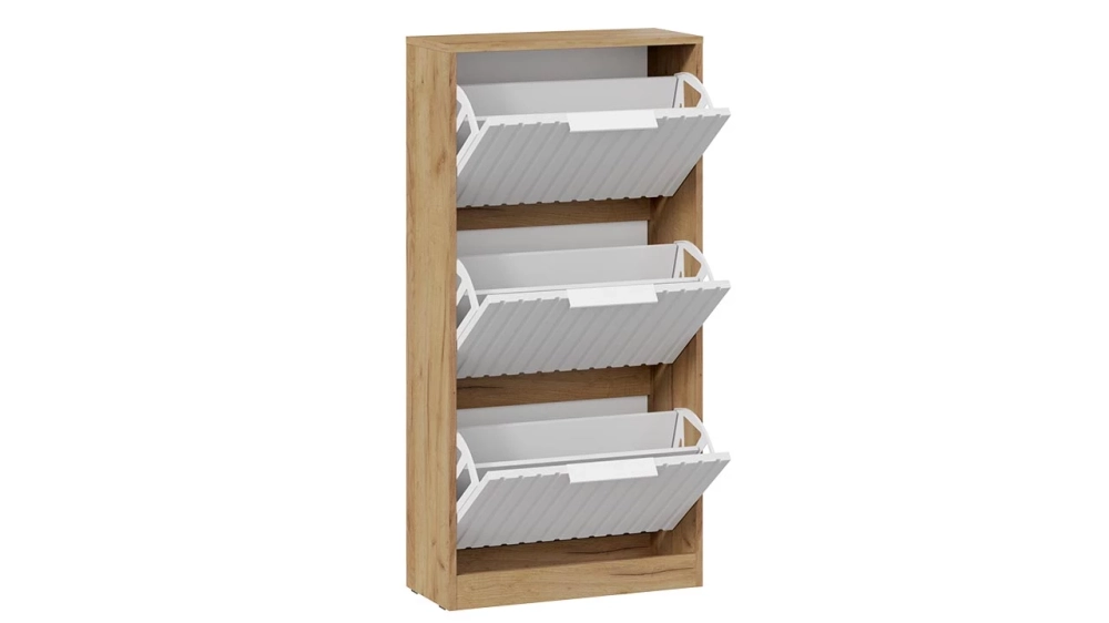 Фото ХИЛТОН (дуб крафт золотой/белый матовый) - вид 2