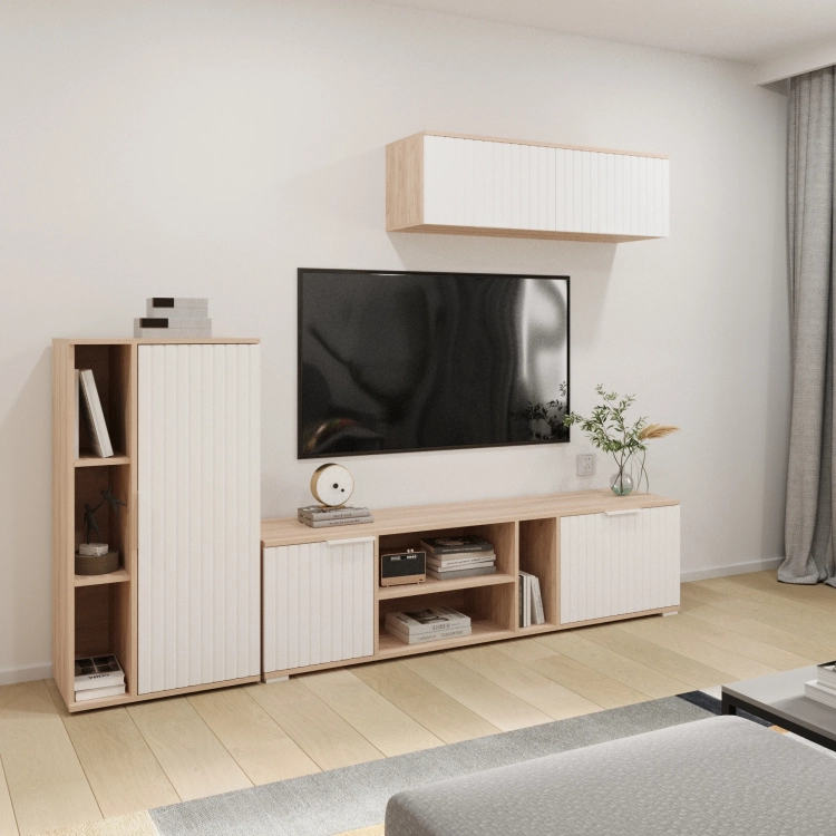 Фото ХИЛТОН (Дуб крафт золотой/Белый матовый) - вид 2