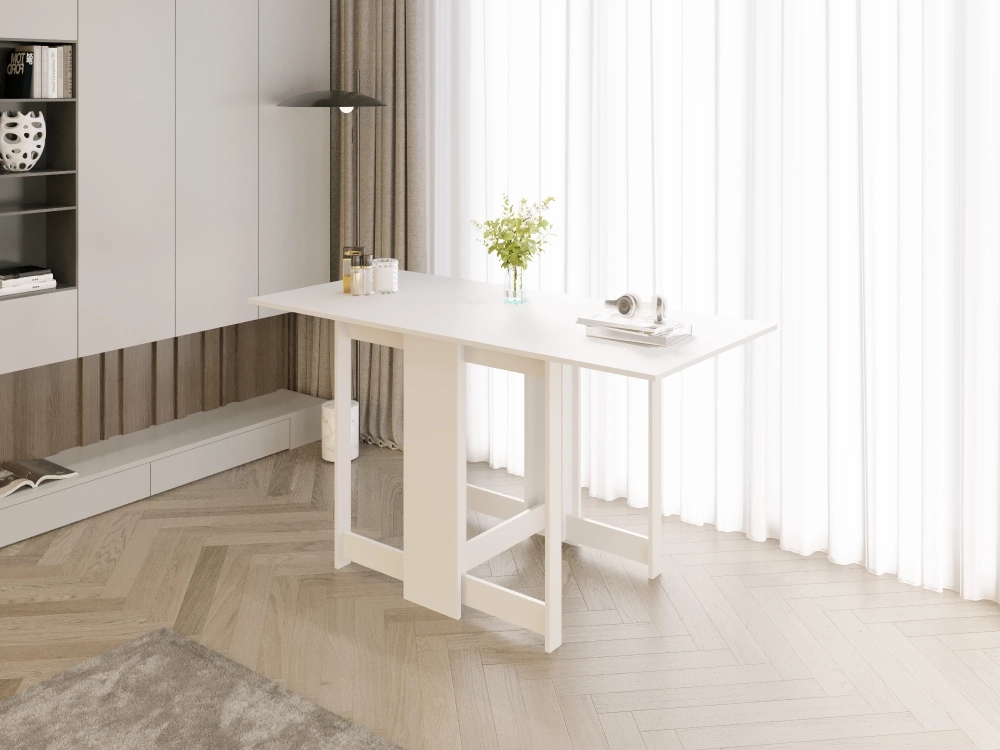 Фото СТОЛ КНИГА (250/1610*750*850) (белый) - вид 7