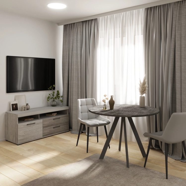 Фото РОНДО М (RONDO М)/ДИЕГО-110 (Дымчатая Керамика/Черный) - вид 3