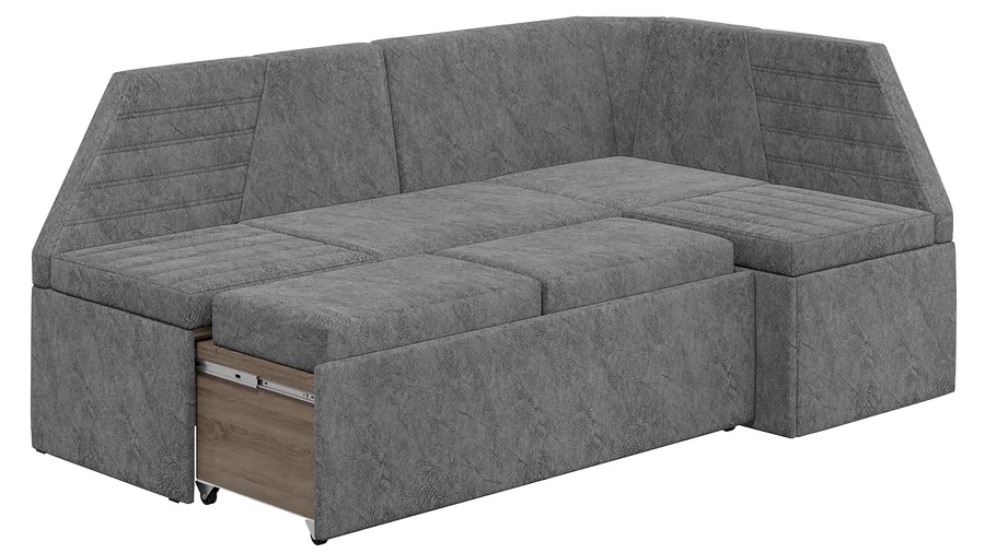 Фото ЛОНДОН (Дуб сонома трюфель/Микровелюр Wellmart Silver) - вид 5