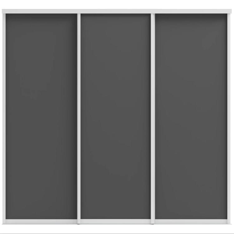 Фото ОРИОН (ЛДСП) (графит/профиль С хром) - вид 3