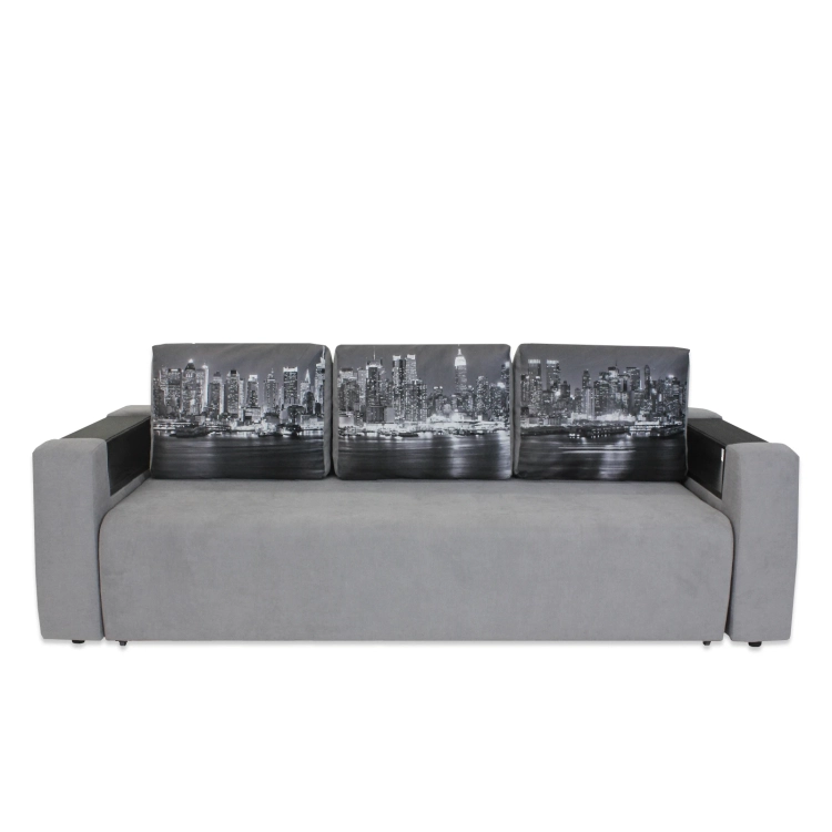 Фото БЛЮЗ-1 (Хаки 05 серый, Купон Ночной город ч/б 0070.02) - вид 4