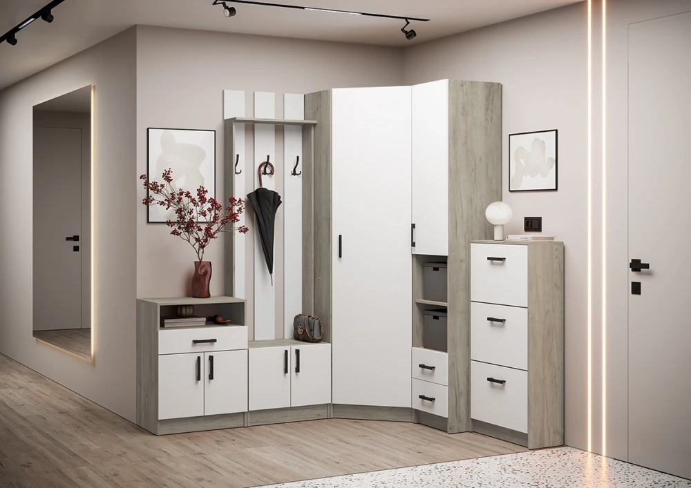 Фото ВЕГА (дуб крафт серый/белый) - вид 4