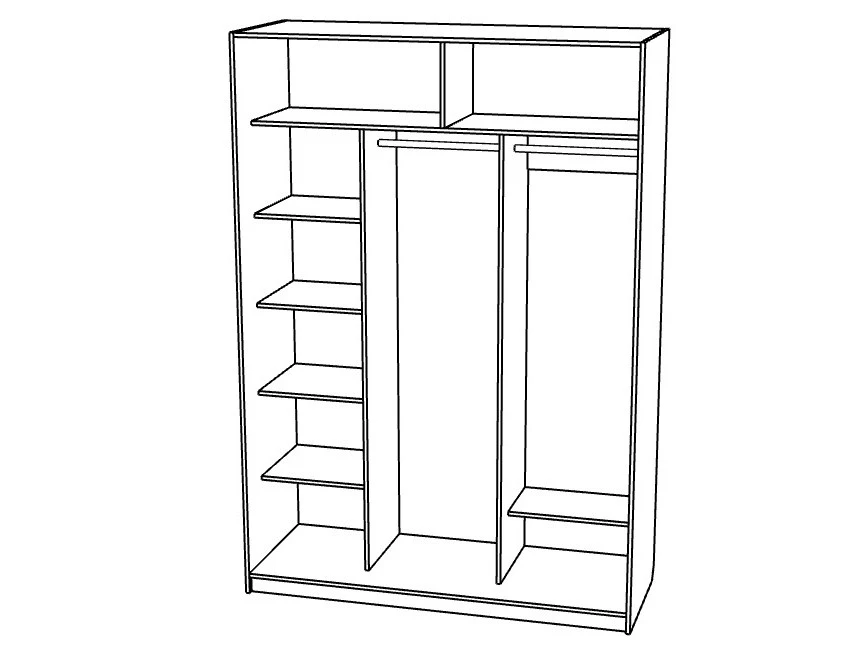 Фото ОПТИМУС (белый шагрень/хром стекло белое) - вид 3