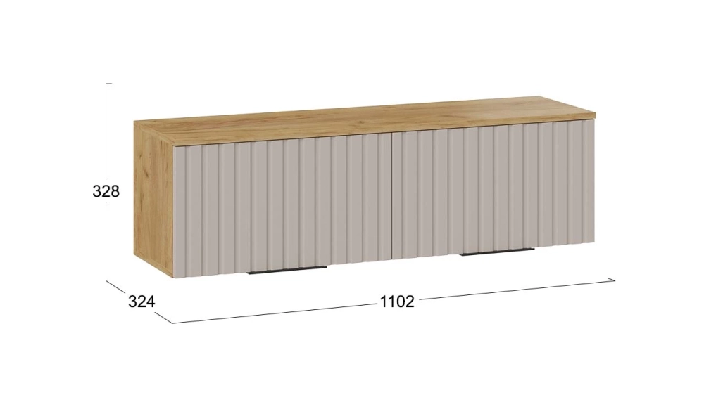 Фото ХИЛТОН (дуб крафт золотой/мокко матовый) - вид 3