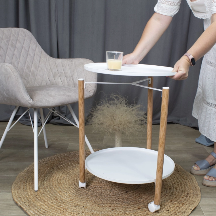 Фото SHEFFILTON (SHT-CT62) (белый муар/светлый орех) - вид 9