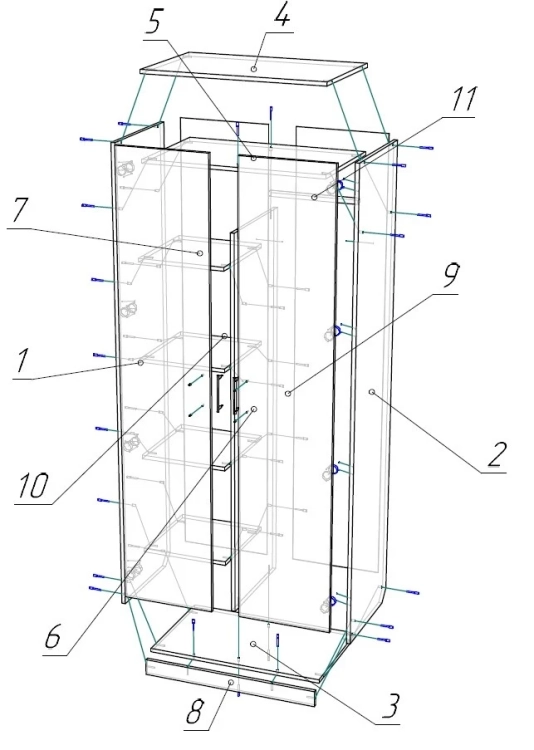 Фото АРТУР-2 (венге темный) - вид 4