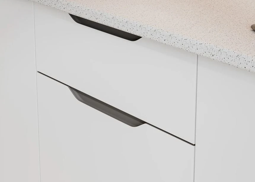 Фото КАЙЛИ (белый/белый/столешница 26 мм ( 0.6м+0.6м), антарес) - вид 7