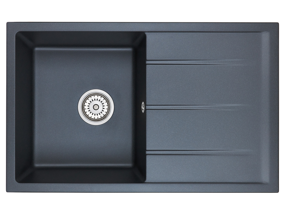 Фото EMAR ГРАНИТ EMQ-1800.Q МОЙКА ВРЕЗНАЯ 800*500 (морион) - вид 1