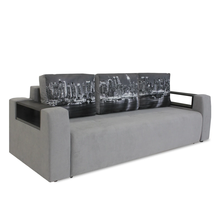 Фото БЛЮЗ-1 (Хаки 05 серый, Купон Ночной город ч/б 0070.02) - вид 2