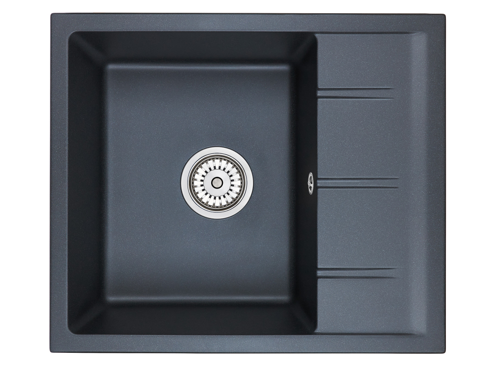 Фото EMAR ГРАНИТ EMQ-1580.Q МОЙКА ВРЕЗНАЯ 580*500 (морион) - вид 1