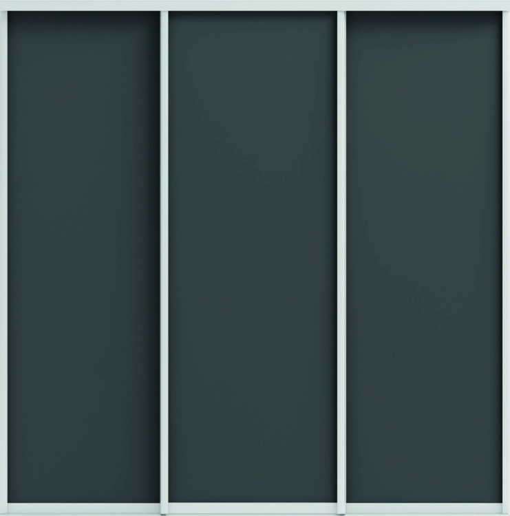 Фото ОРИОН (ЛДСП) (графит/профиль С хром) - вид 4