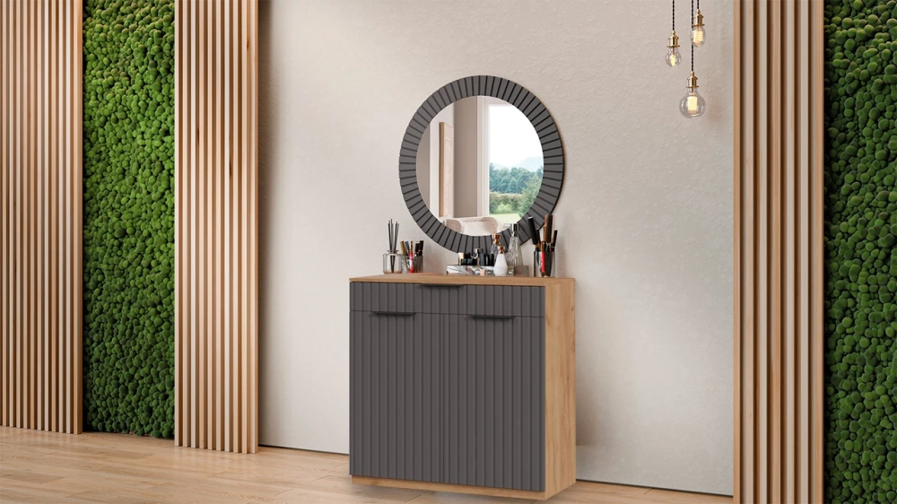 Фото ХИЛТОН (Дуб Крафт золотой/Графит матовый) - вид 7